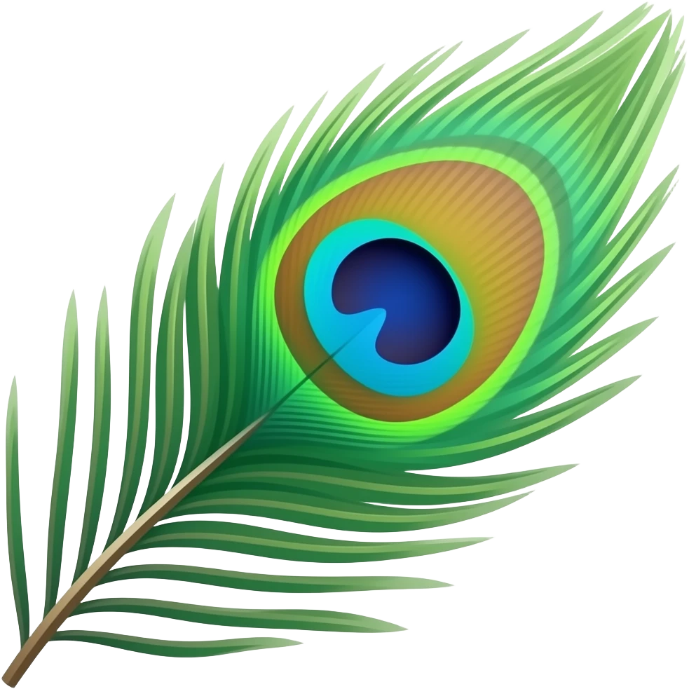 Peacock feathers emoji emoji
