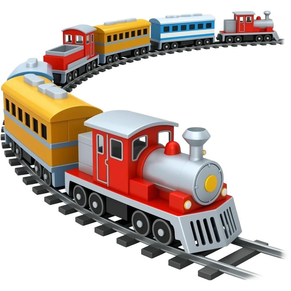 Toy trains emoji