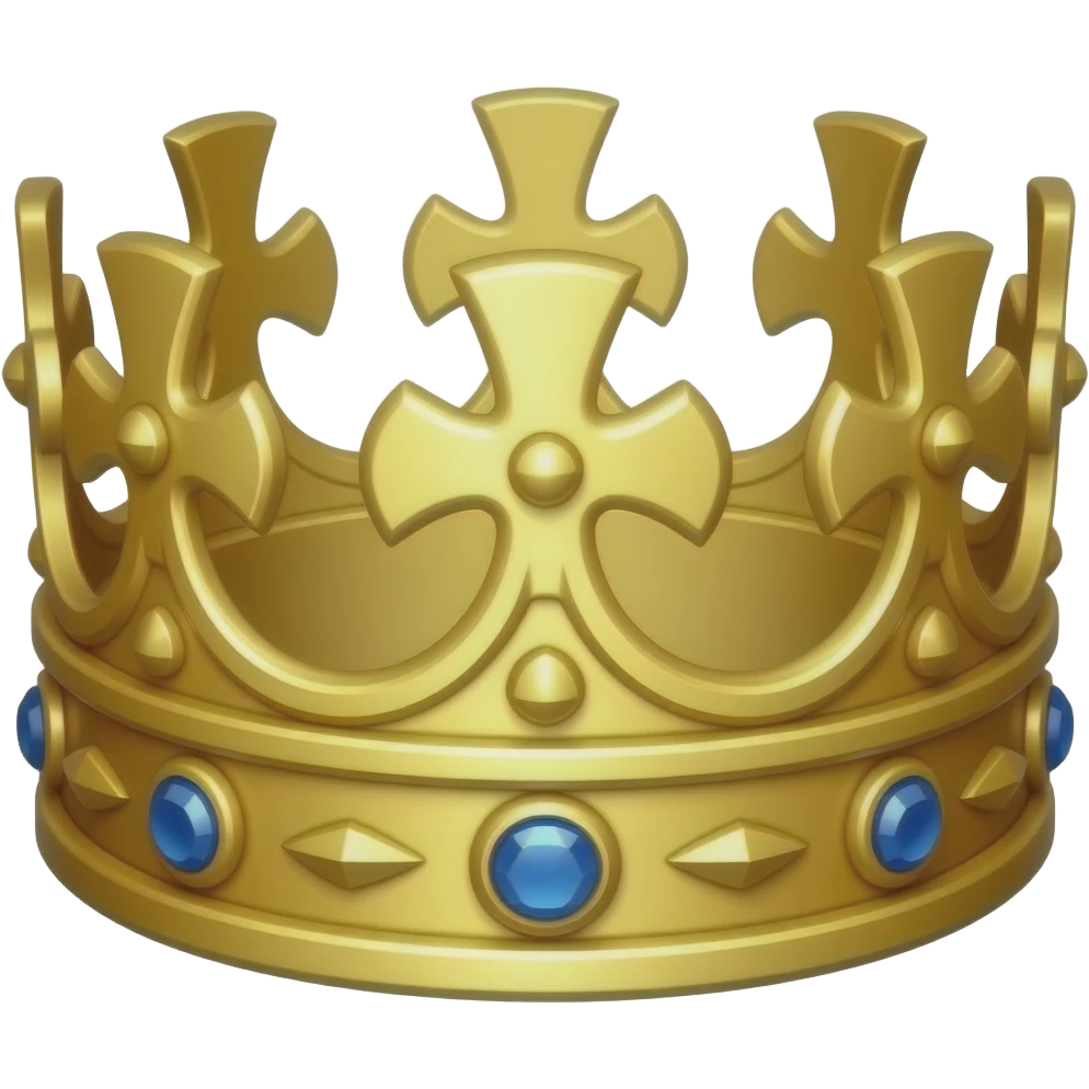 Corona laureada imperial de oro y diamantes del dios Emperador de Warhammer 40k emoji