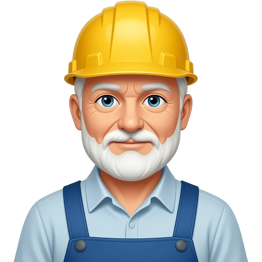old man workers emoji