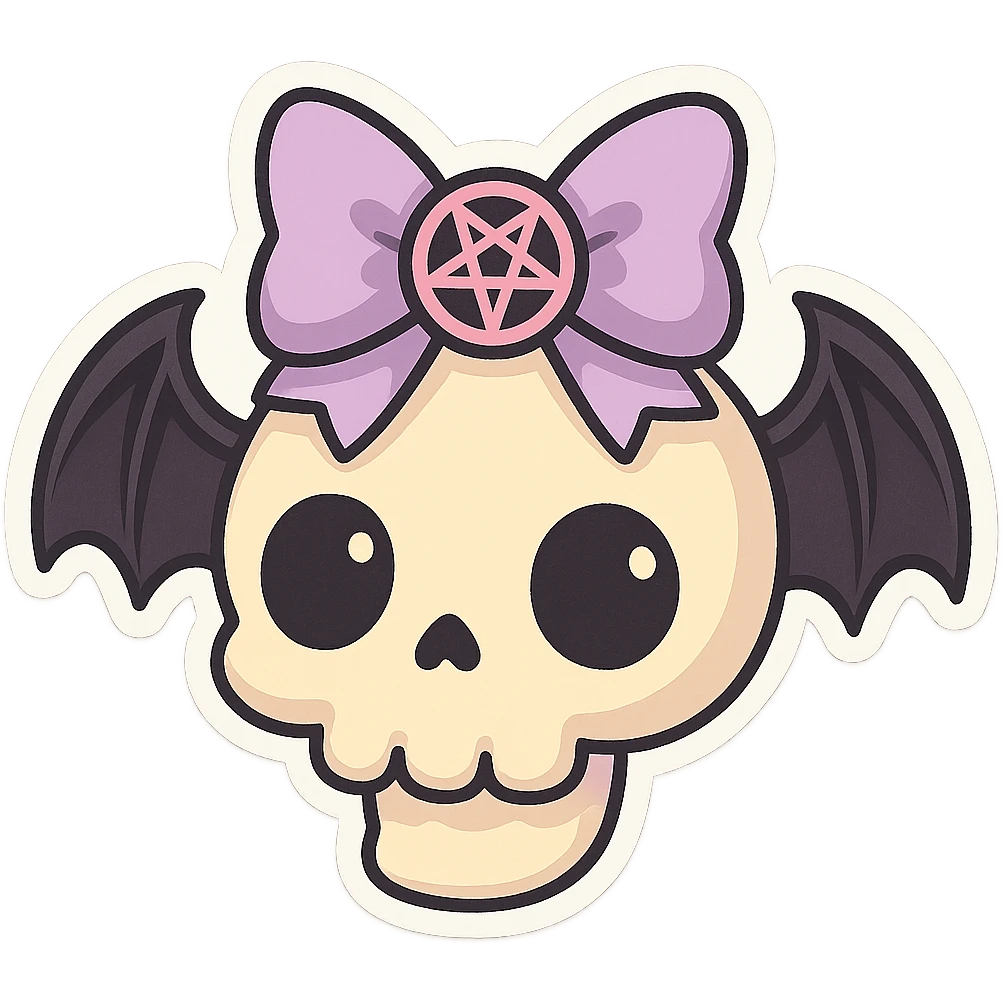 pastel goth objects, show one  emoji