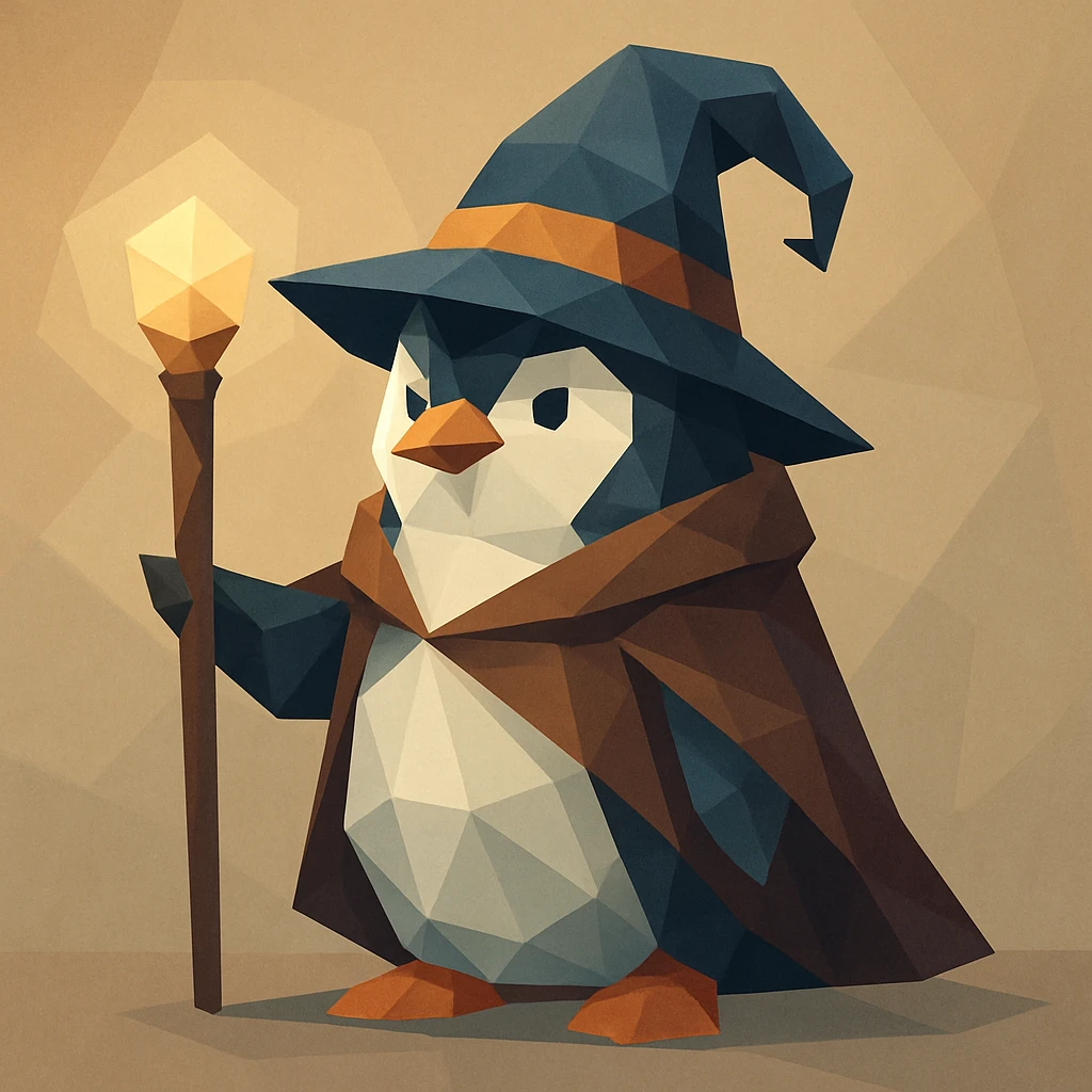 Penguin Wizard 345551322312321 emoji
