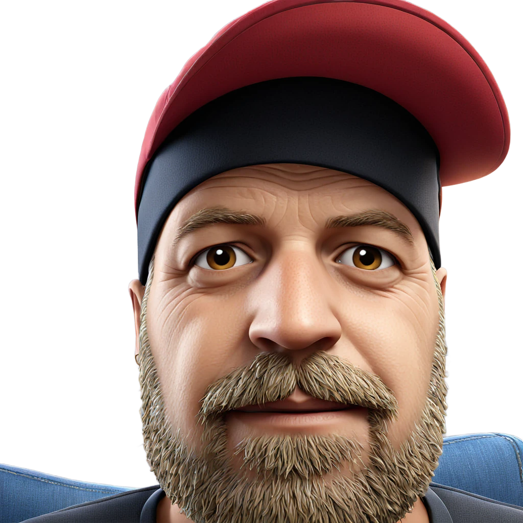 portrait of a man with hat emoji