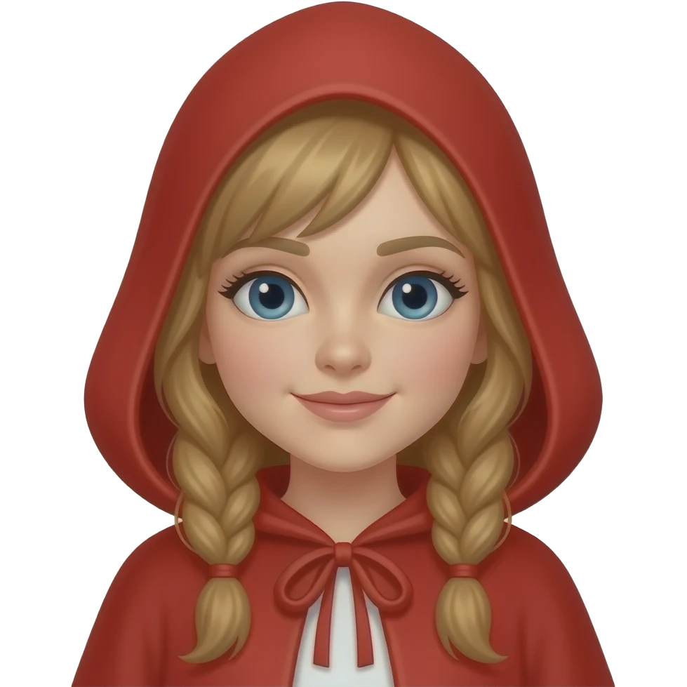 Red riding hood emoji