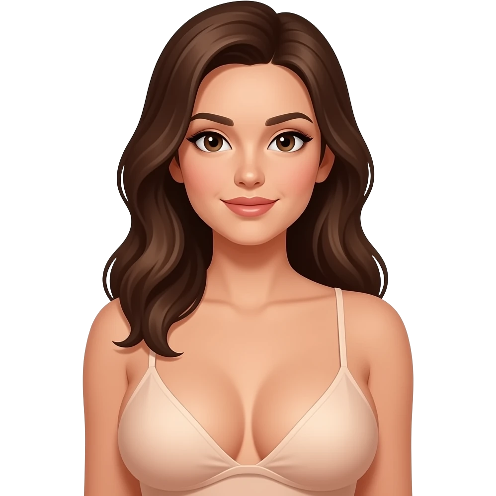 Sexy Nude girl boobs emoji