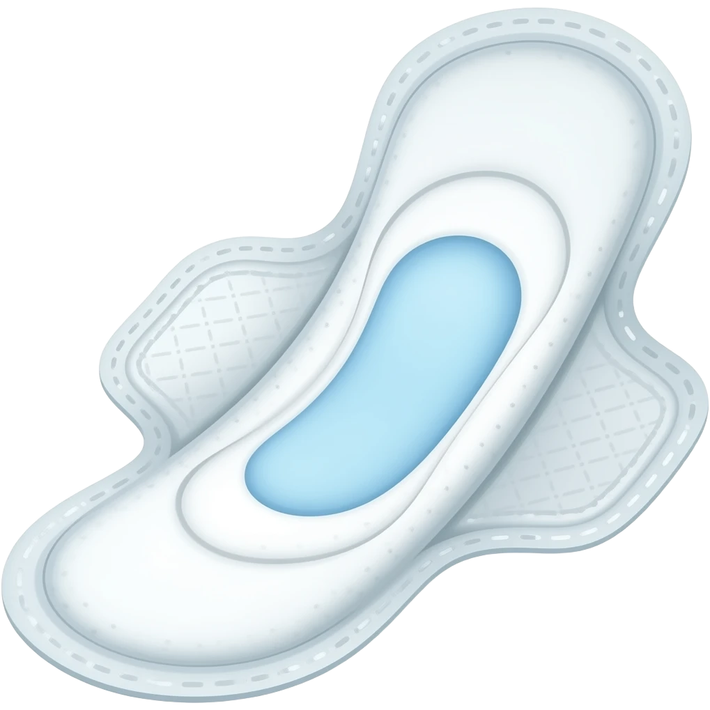 Sanitary pad emoji
