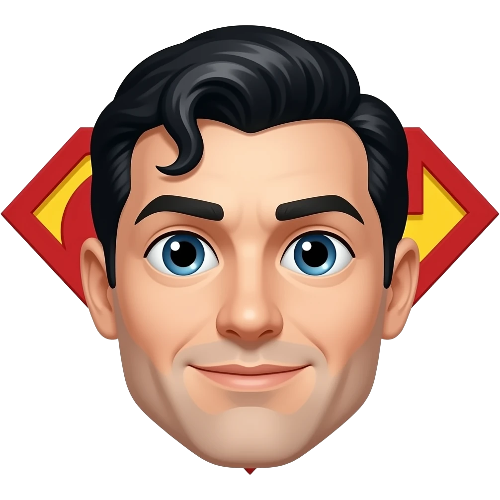 Superman face emoji