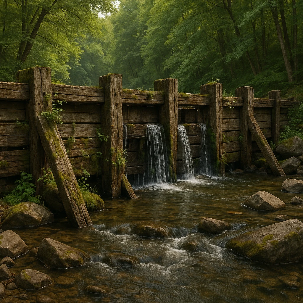 old wood dam emoji