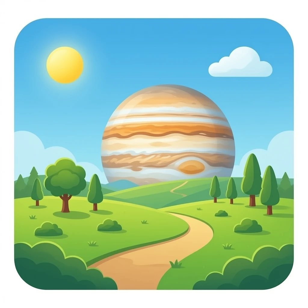 Jupiter planet emoji