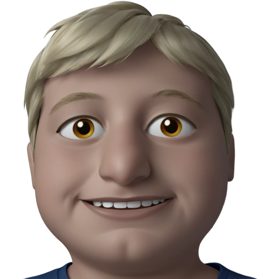 smiling boy with earrings emoji