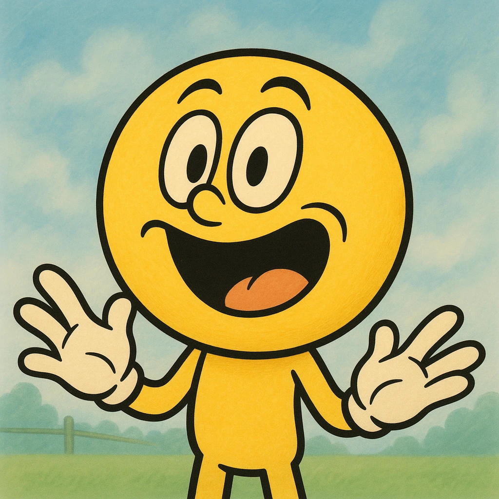 yellow smiley face in dreamcore style, surreal, dreamy, soft lighting, subtle textures, ethereal atmosphere emoji