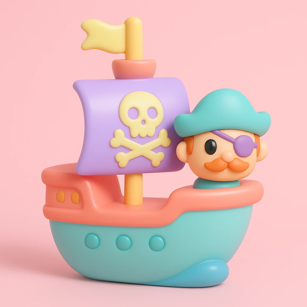pirate ship emoji
