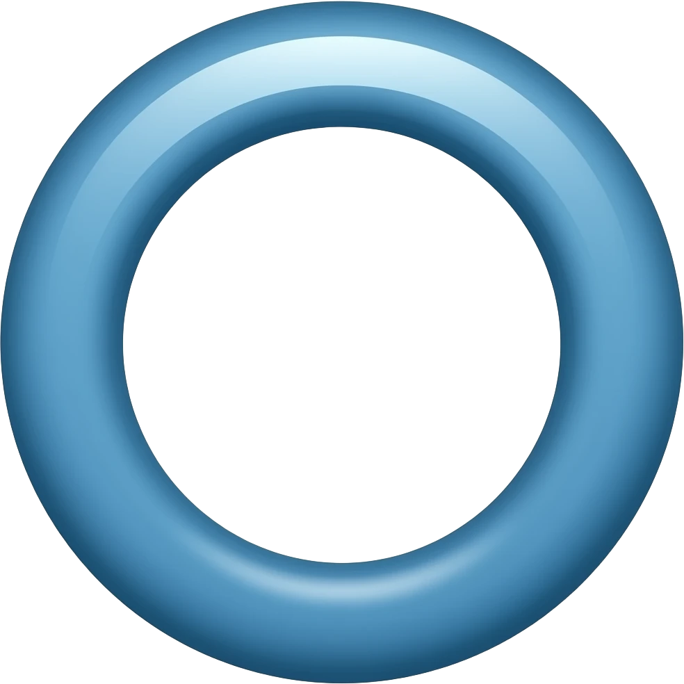 BLUE CIRCLE RING emoji