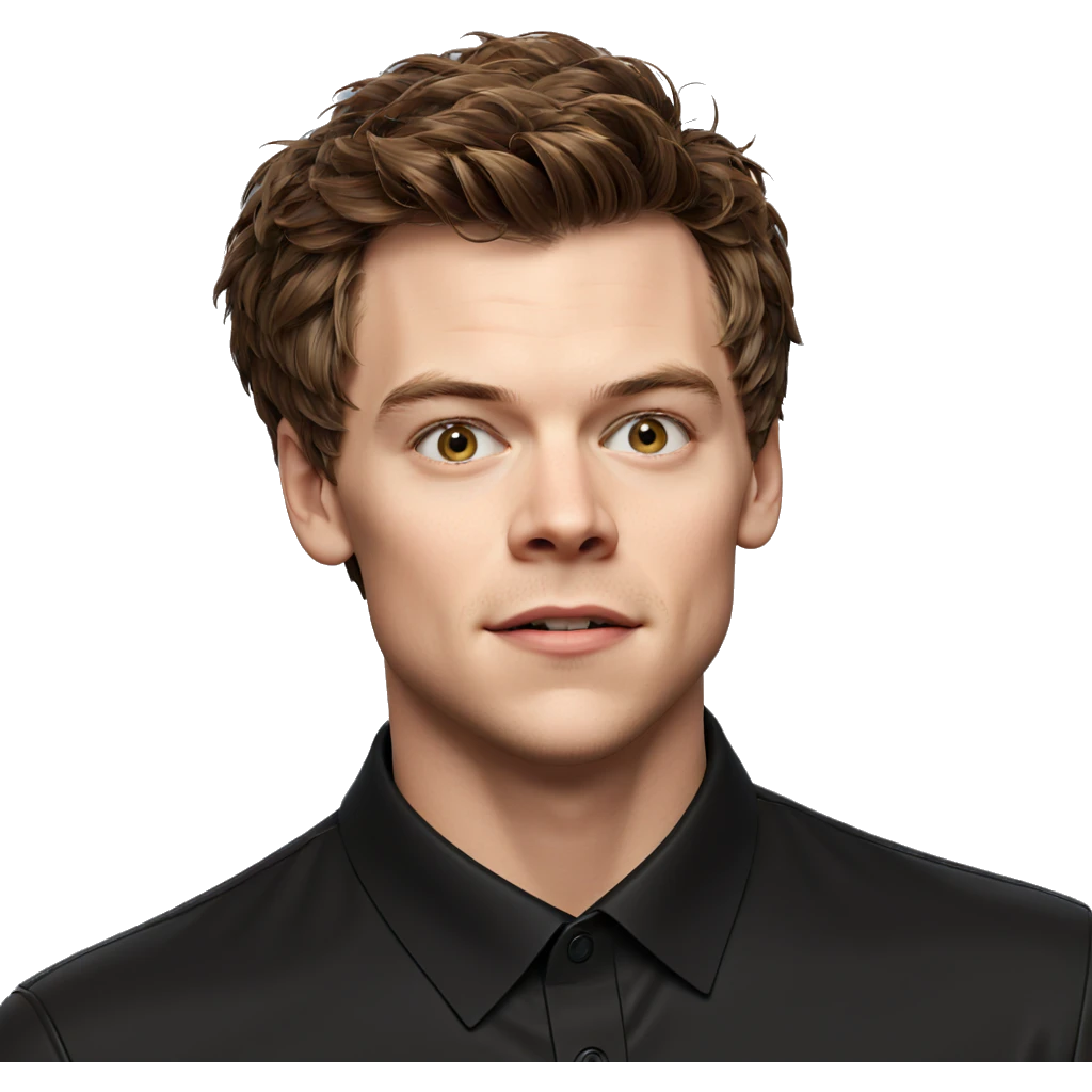 brown haired boy portrait emoji