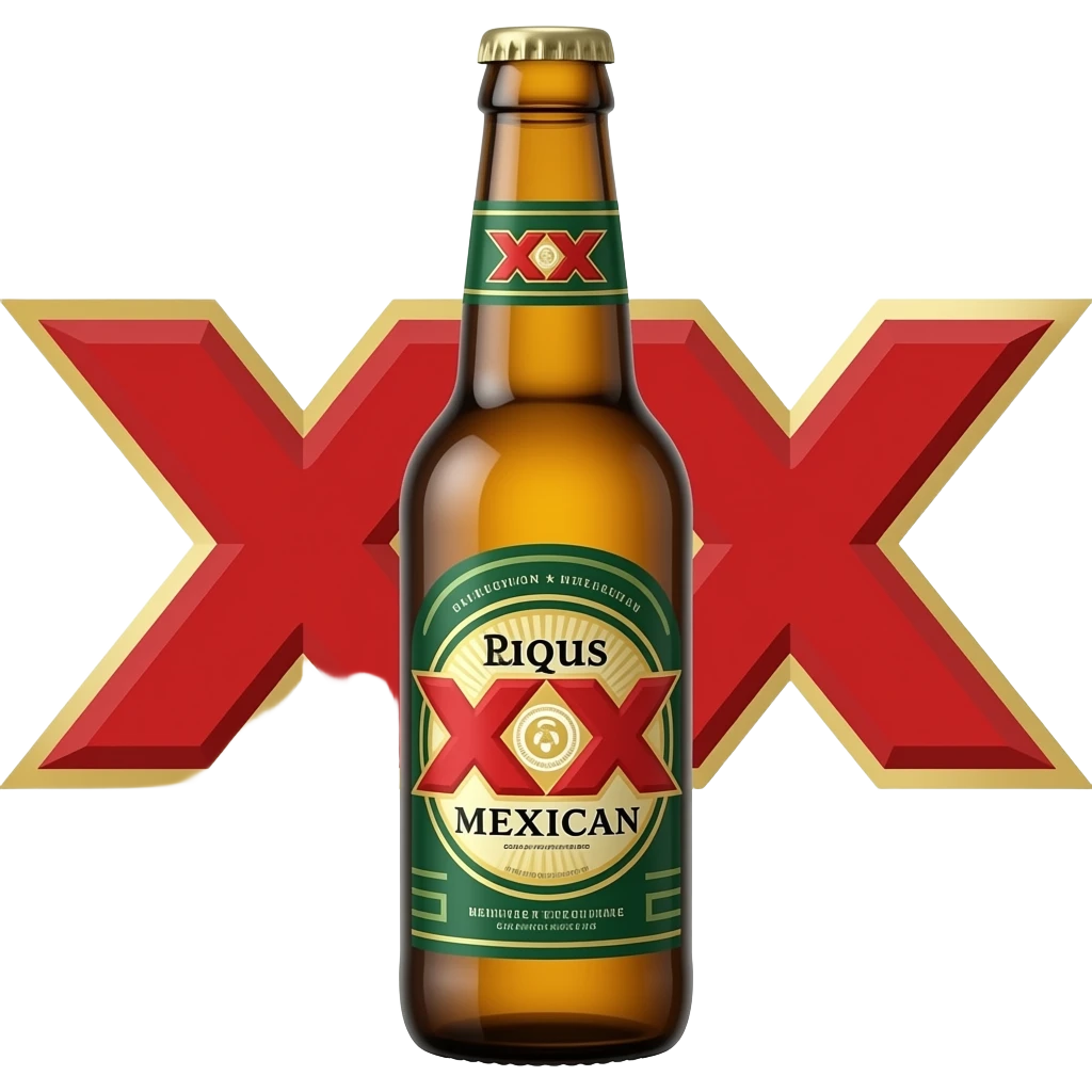 Dos Equis Mexican beer emoji