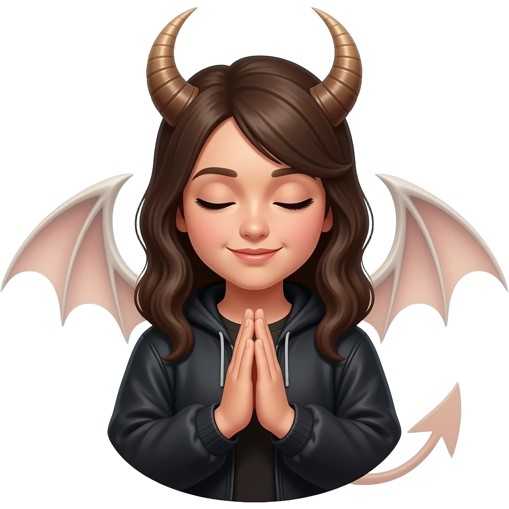 Pray to Satan emoji