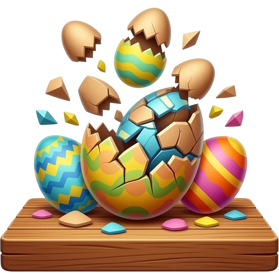 великодня битва яйцями emoji