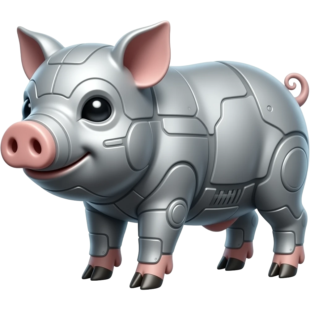 scifi pig emoji