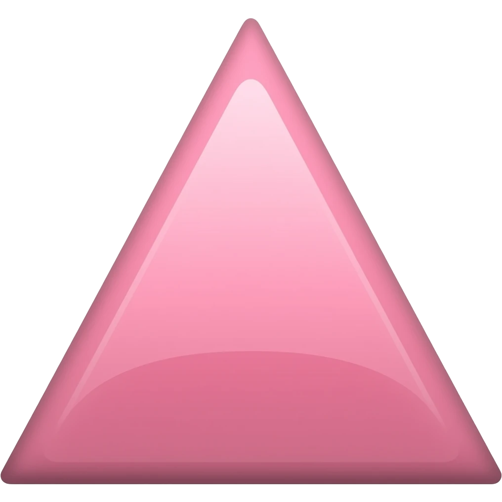 The pink part must be in triangle shape emoji
