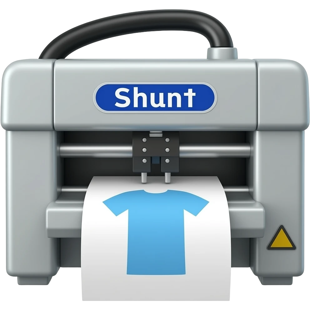 create custom t-shirt print with machine emoji
