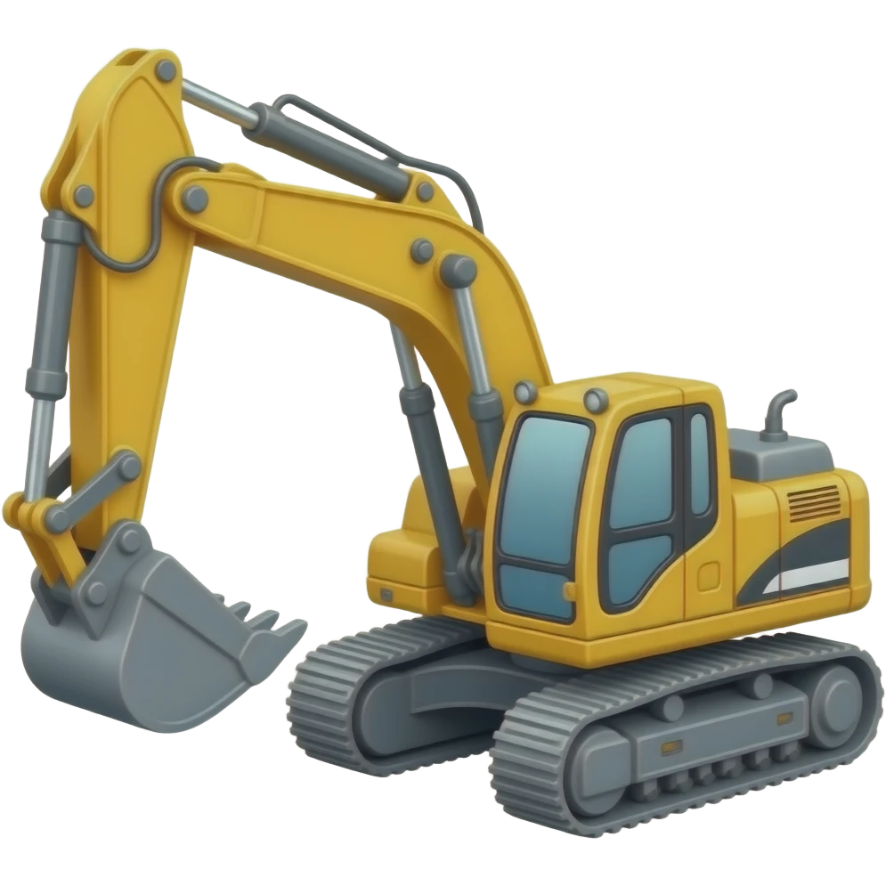excavator mattel emoji