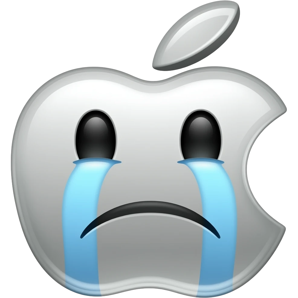 Emoji de llorar de iphone emoji