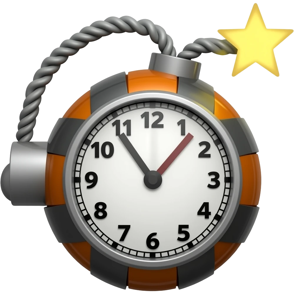 timer bomb emoji