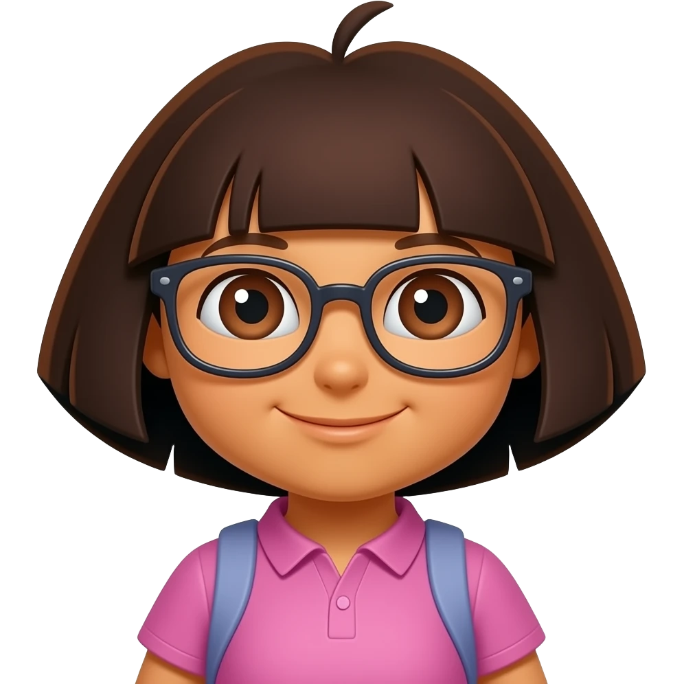 Cool dora with glasses emoji