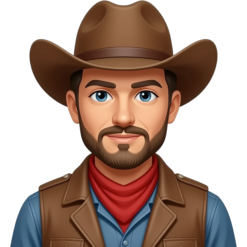 Al estilo vaquero emoji