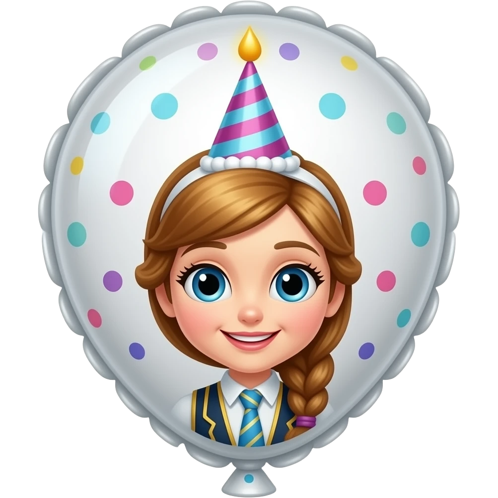 ANNA'S BIRTHDAY BALLOON emoji