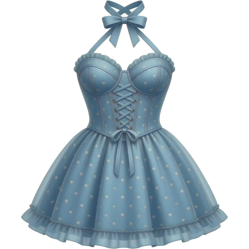 Hyades Halter Corset Mini Dress emoji