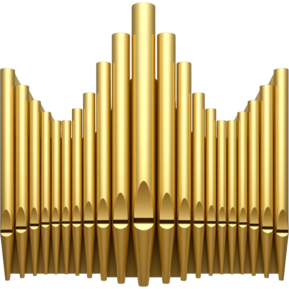 Pipe organ gold emoji