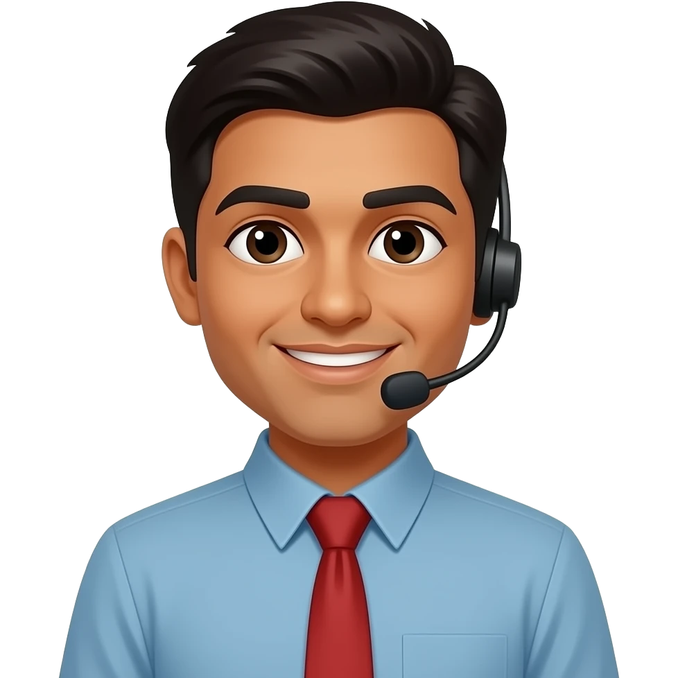 Indian customer support worker emoji