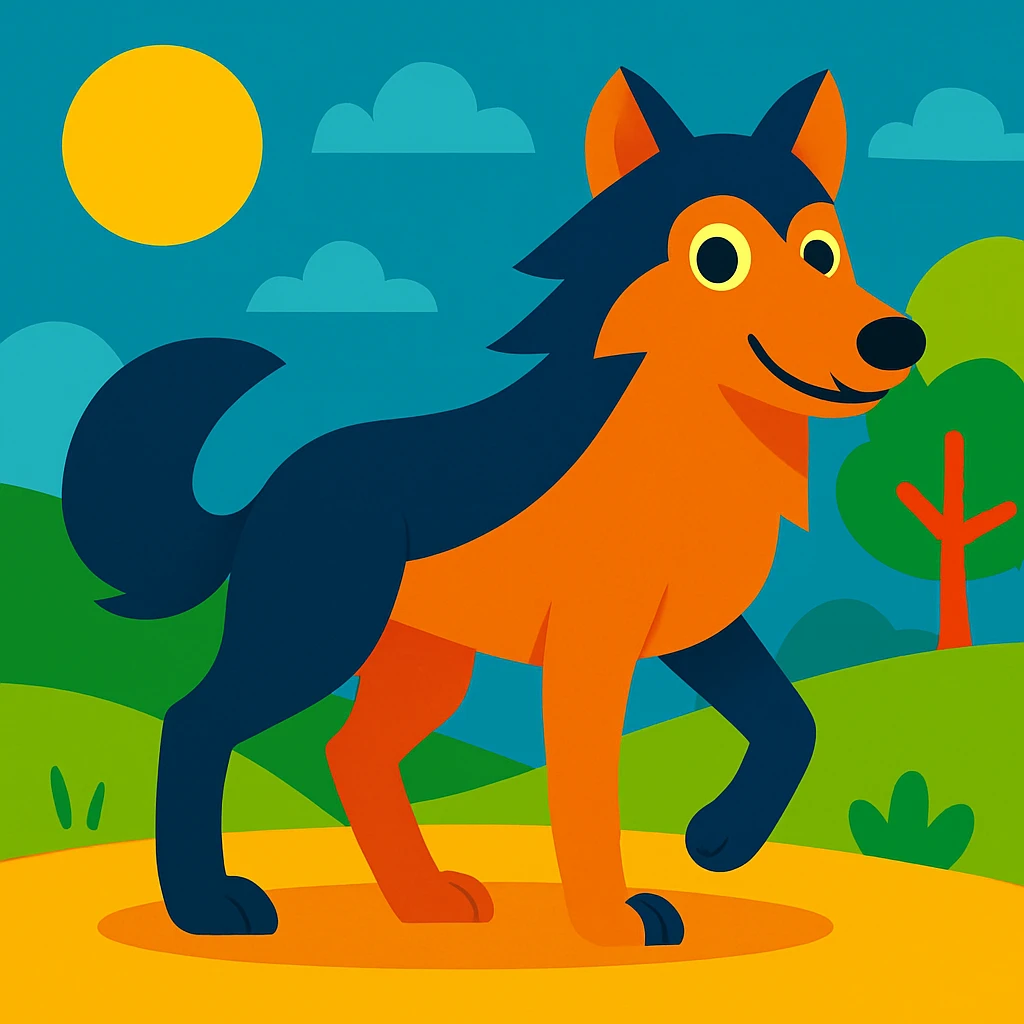 Wolf emoji