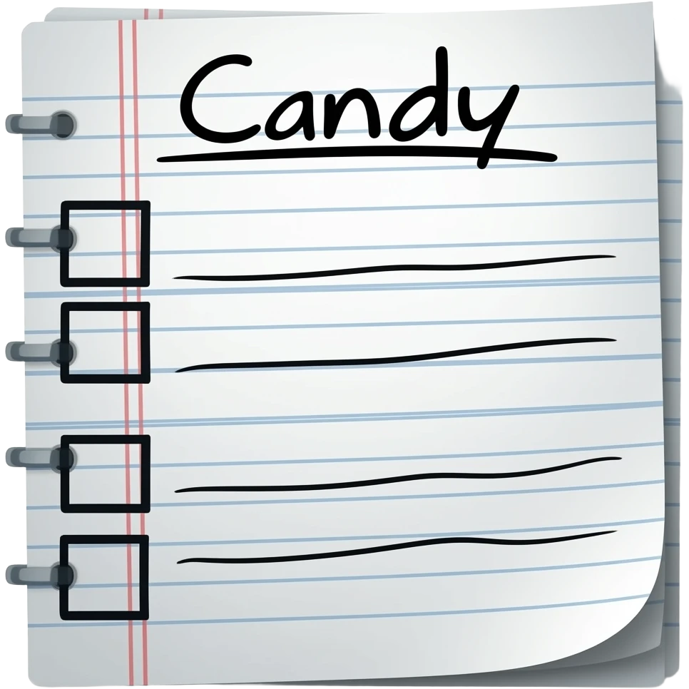 to-do list with Candy as the title emoji