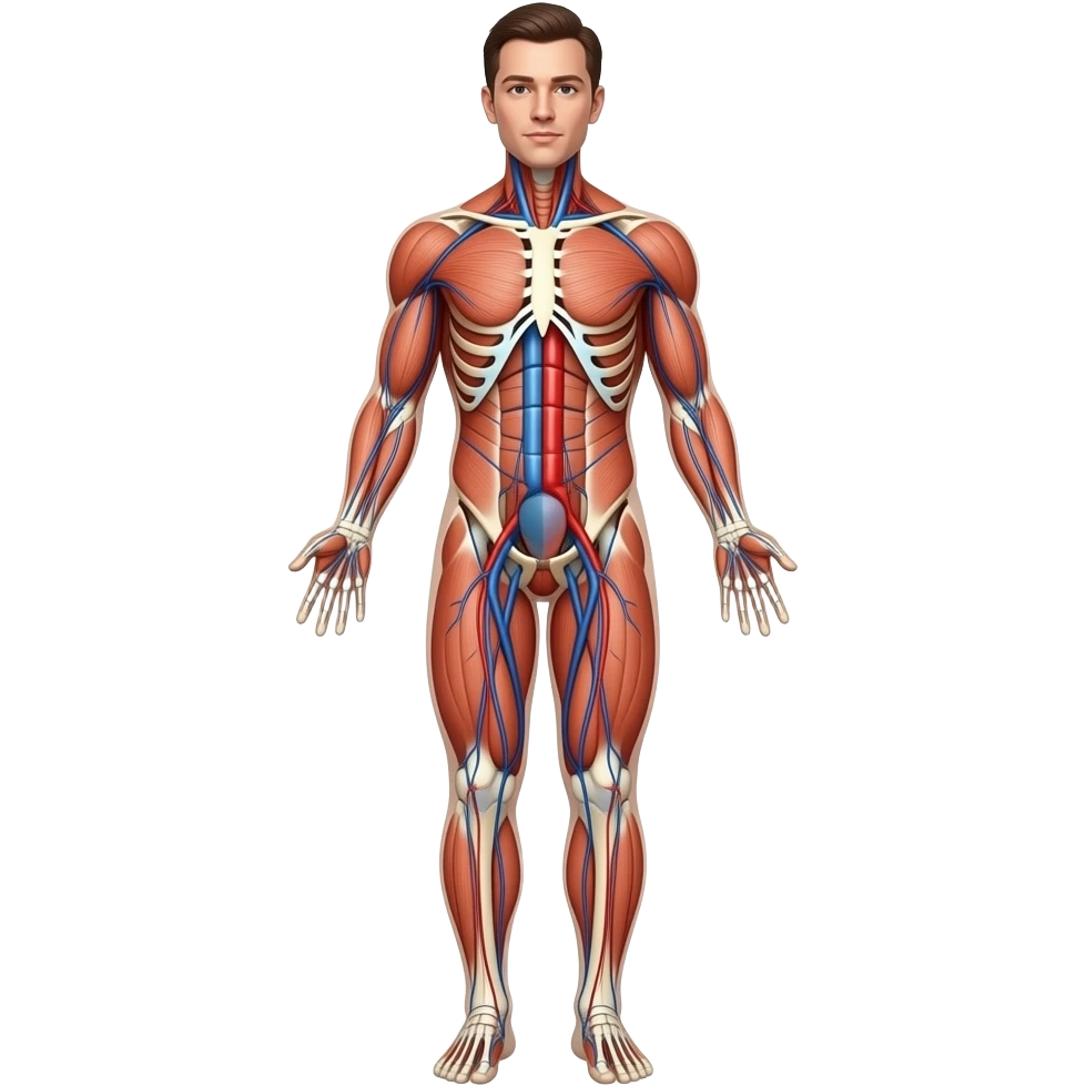Human body  full anatomy emoji