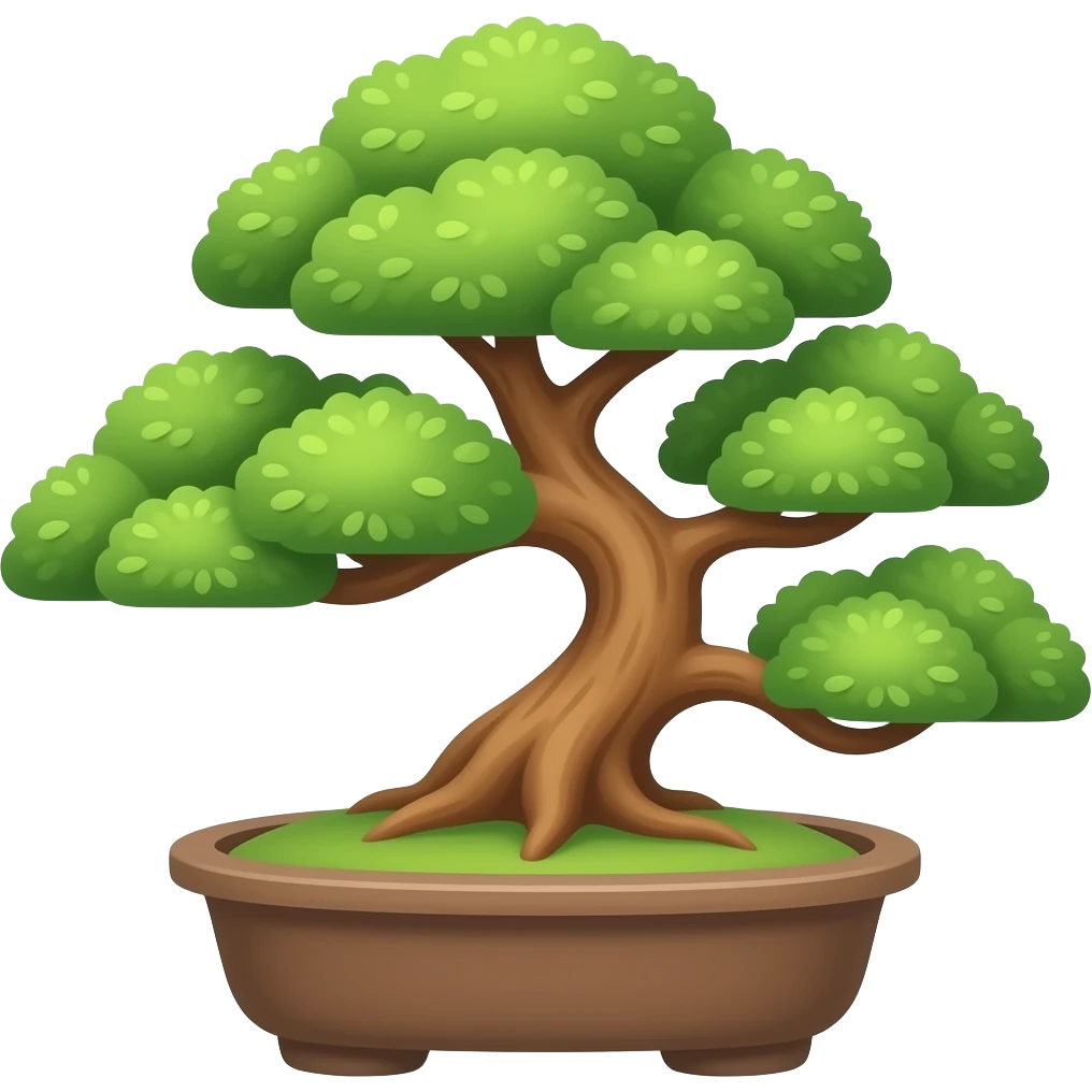 bonsai tree emoji