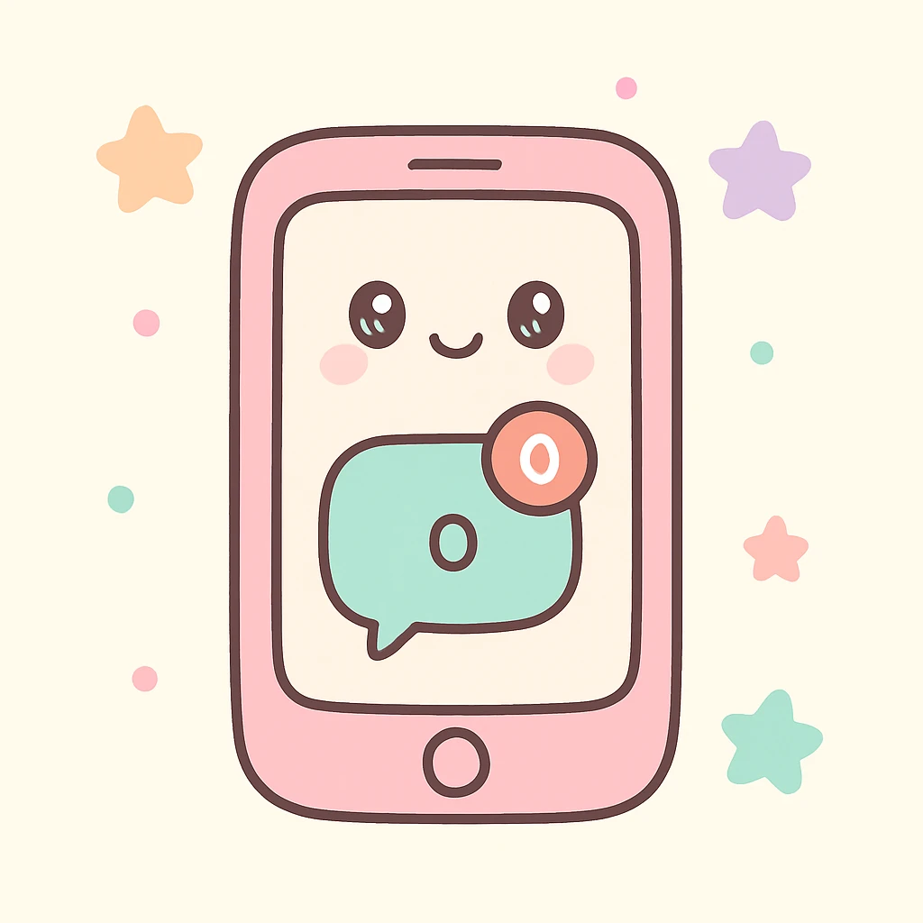 "no notifications", beige, no text emoji