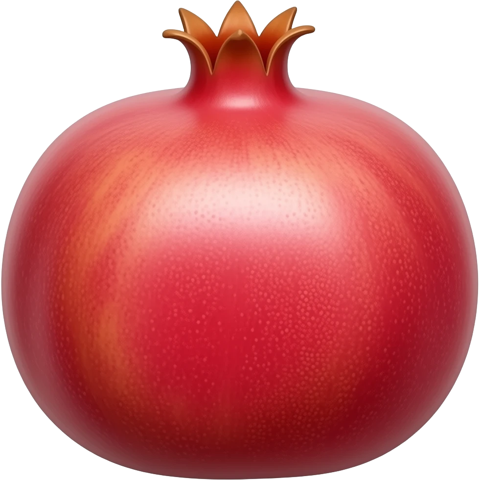 Whole pomegranate emoji