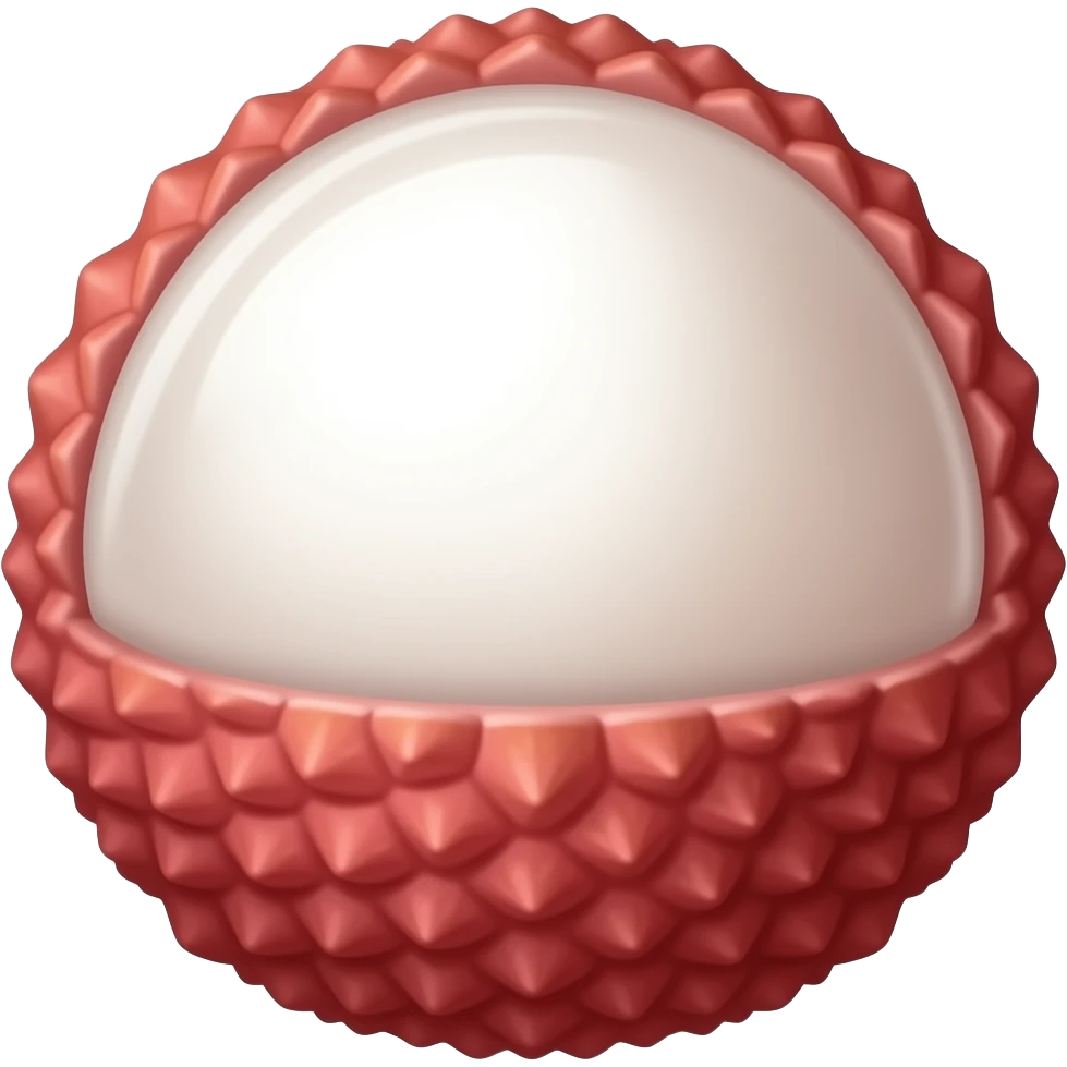 Lychee emoji