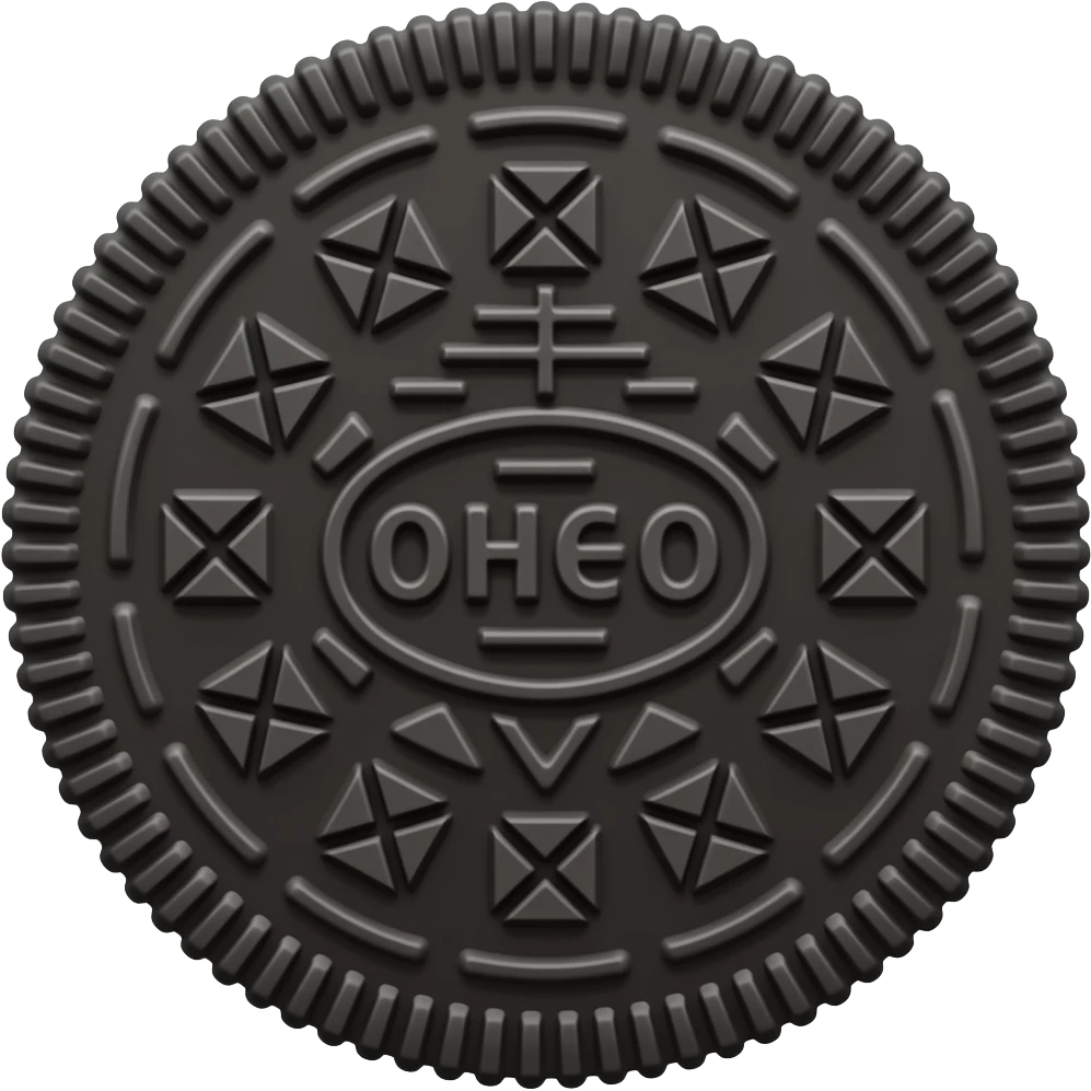 Oreo cookie emoji