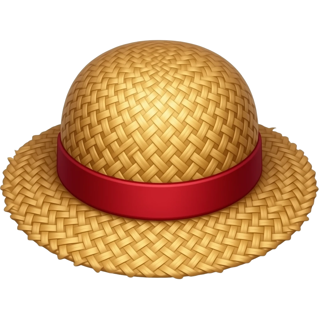 Chapeau de paille luffy emoji