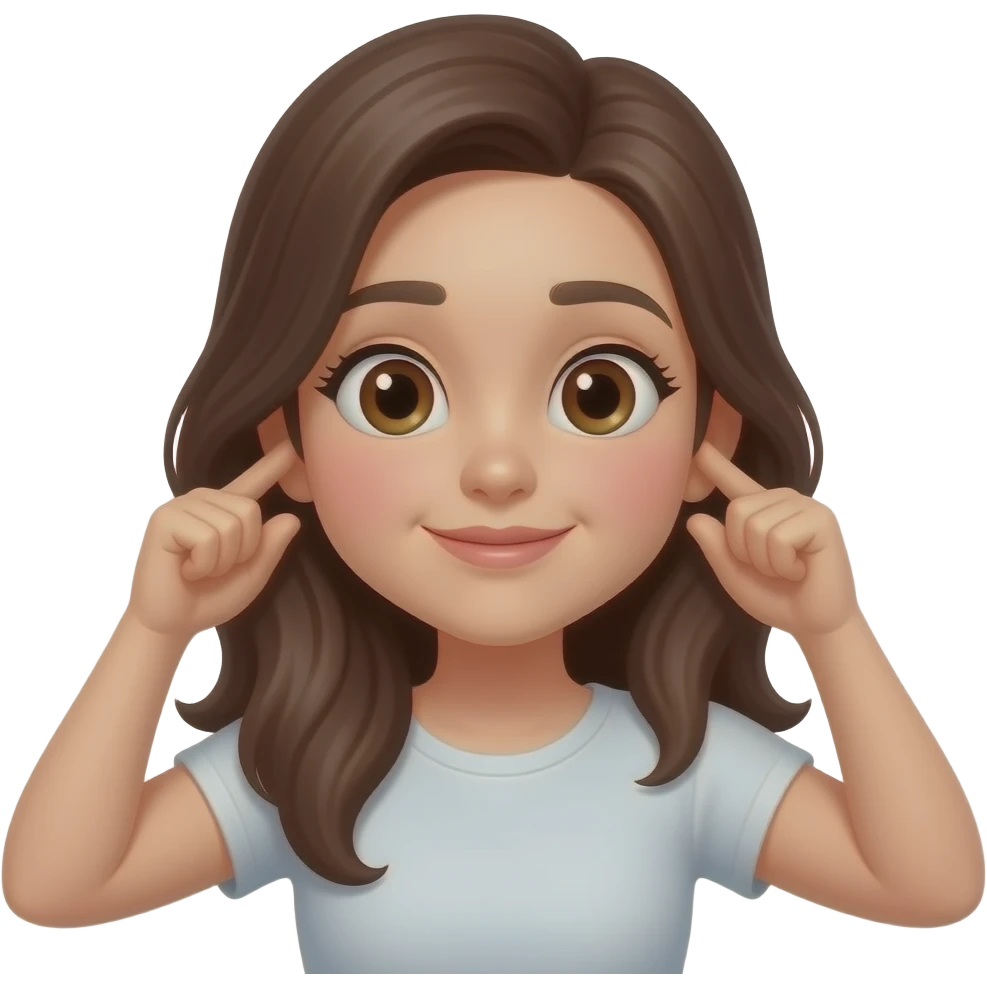 A emoji that pulling 2 ear for sorry not man like this 👂🏻🤏🏻😁 emoji