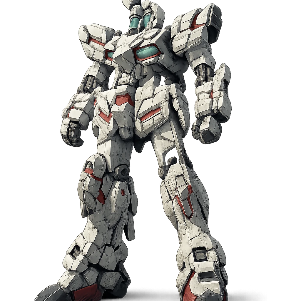 Full-height Gundam RX-0 Unicorn emoji