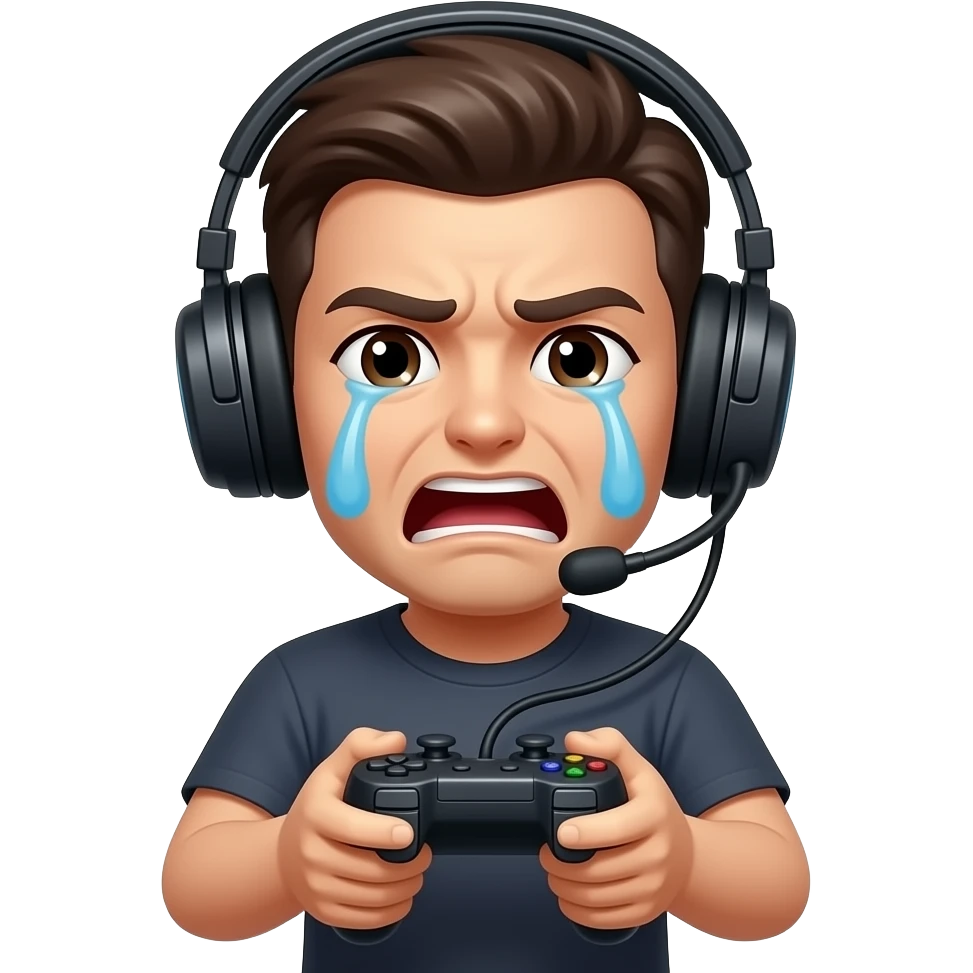 gamers qui pleure emoji