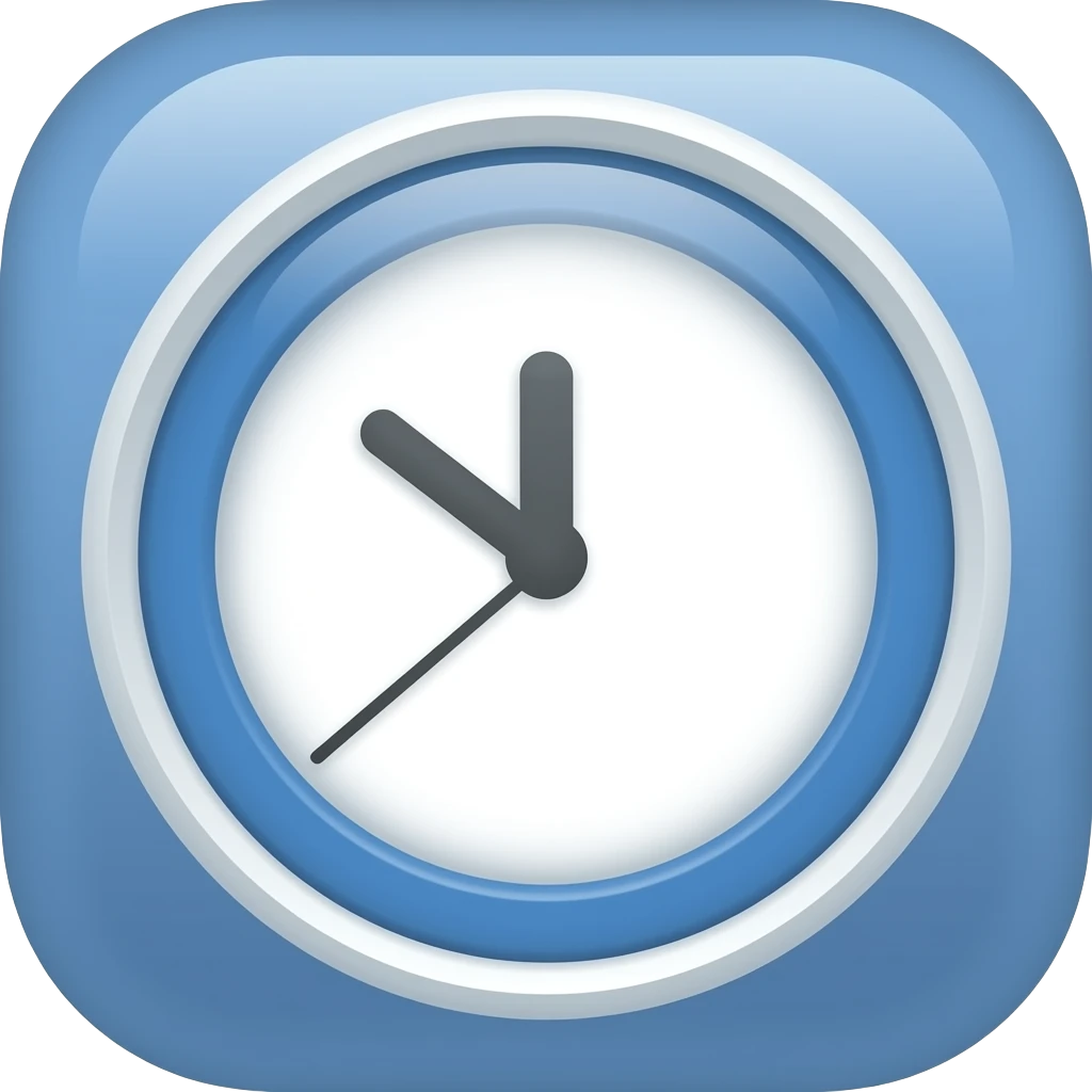 Can you make an app logo for a wait time app emoji