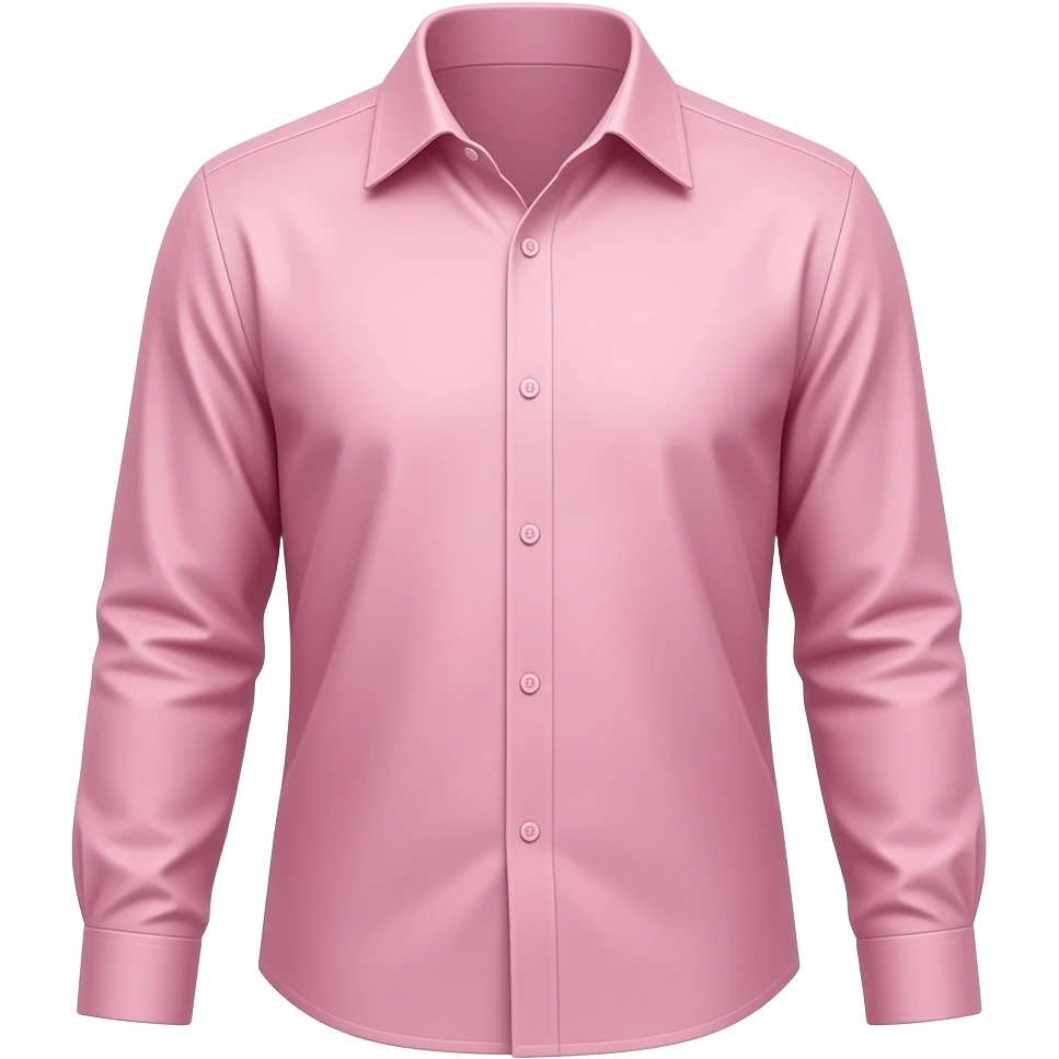 pink blouse without buttons and long sleeve emoji