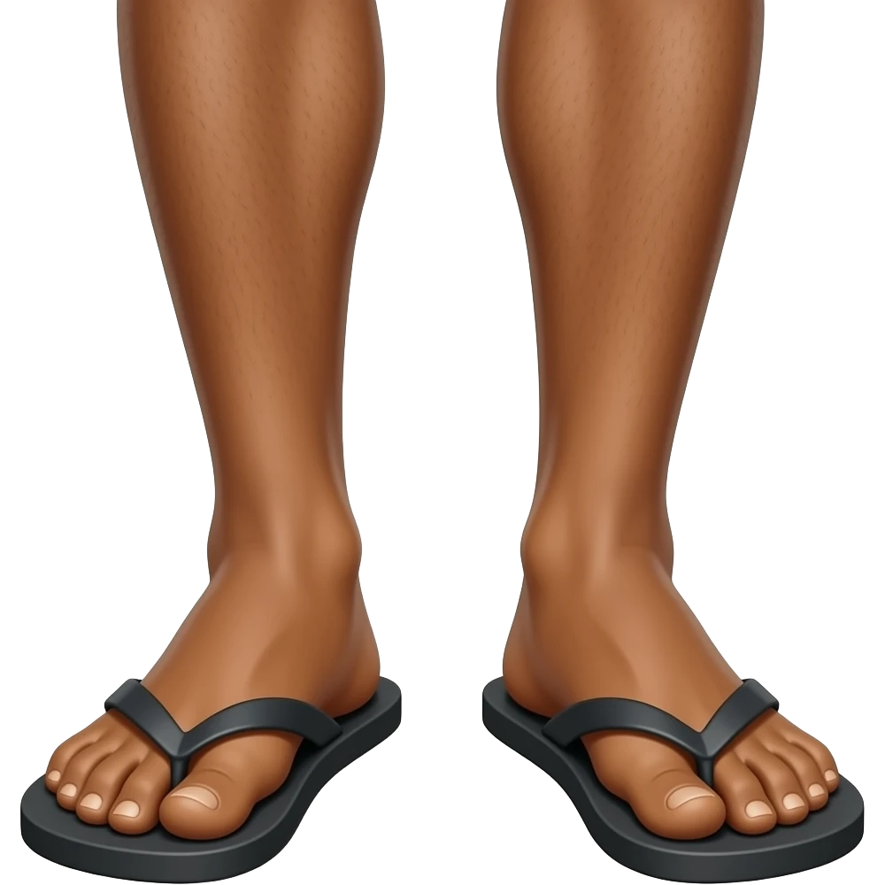 Obama toes in flip flops emoji