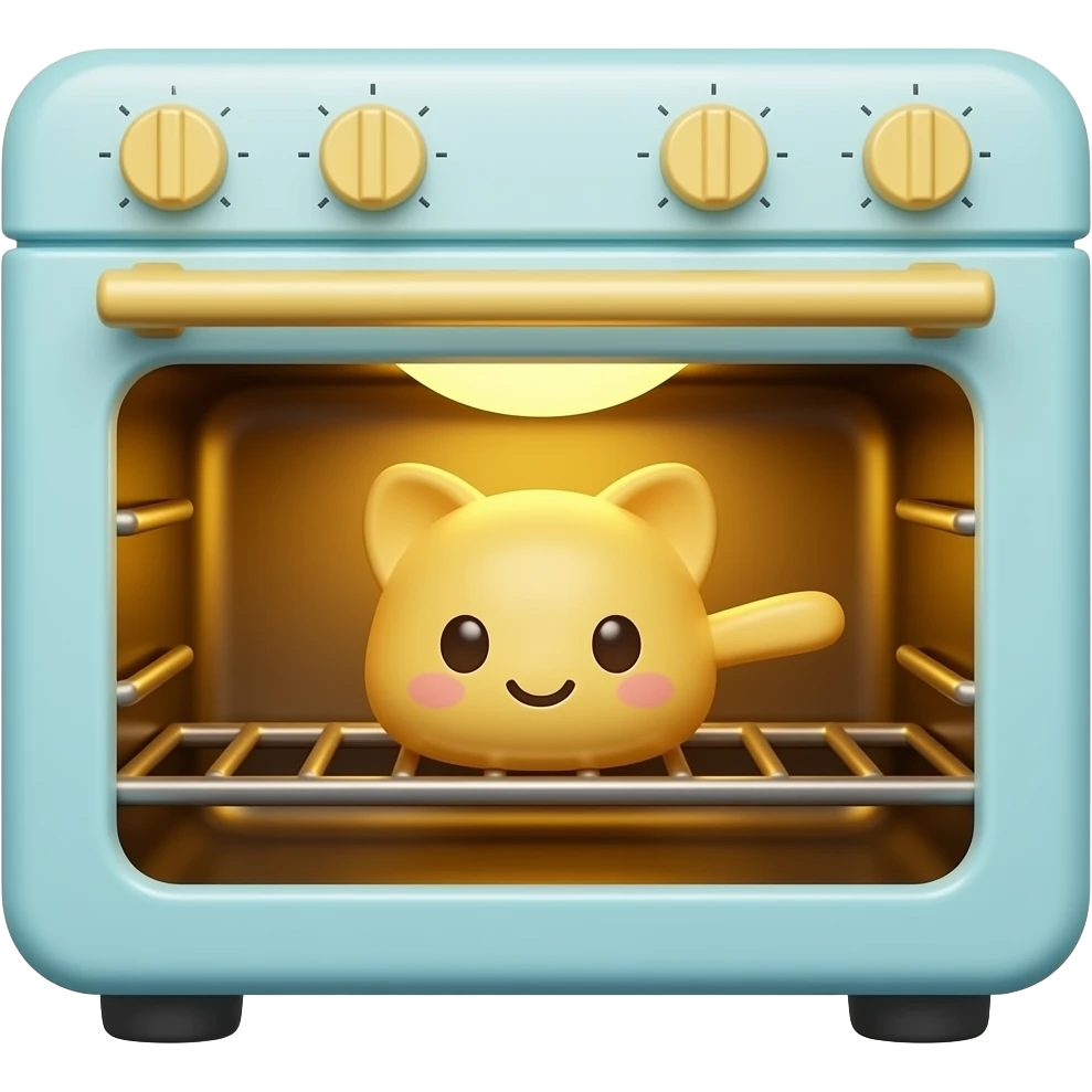 cooking cute kawaii oven emoji