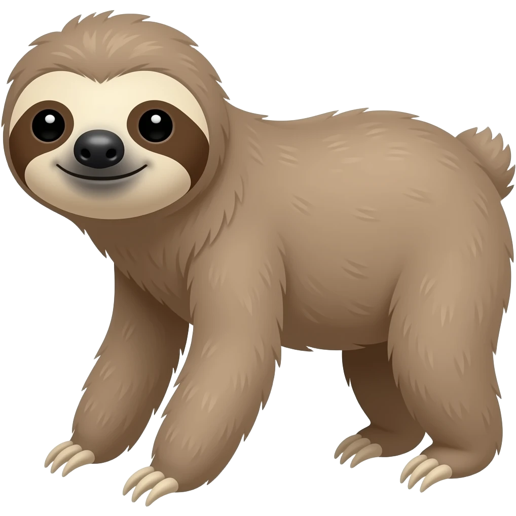 a sloth emoji